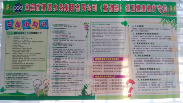 營銷部積極響應 全力開展創(chuàng)國衛(wèi)工作